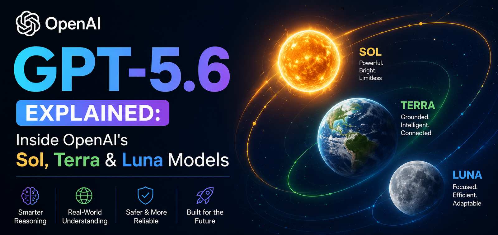 GPT-5.6 Explained Inside OpenAI's Sol, Terra & Luna Models